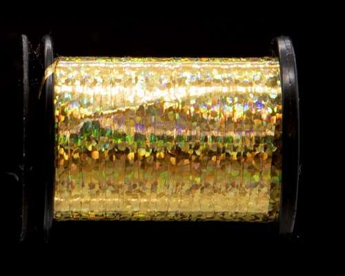 Semperfli 1/32 inch Holographic Tinsel Gold
